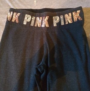 Victoria secret pink grey leggings